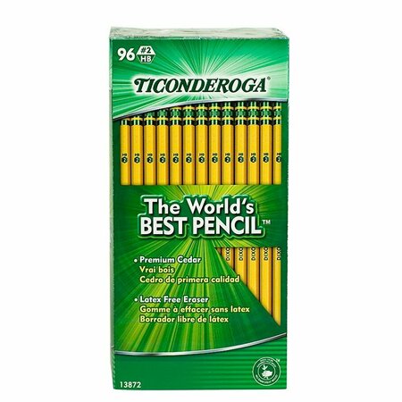 DIXON TICONDEROGA Original Ticonderoga Pencils 96bx Arts & Crafts Unsharpened Supplies Dix13872  Ticonderoga Company DIX13872